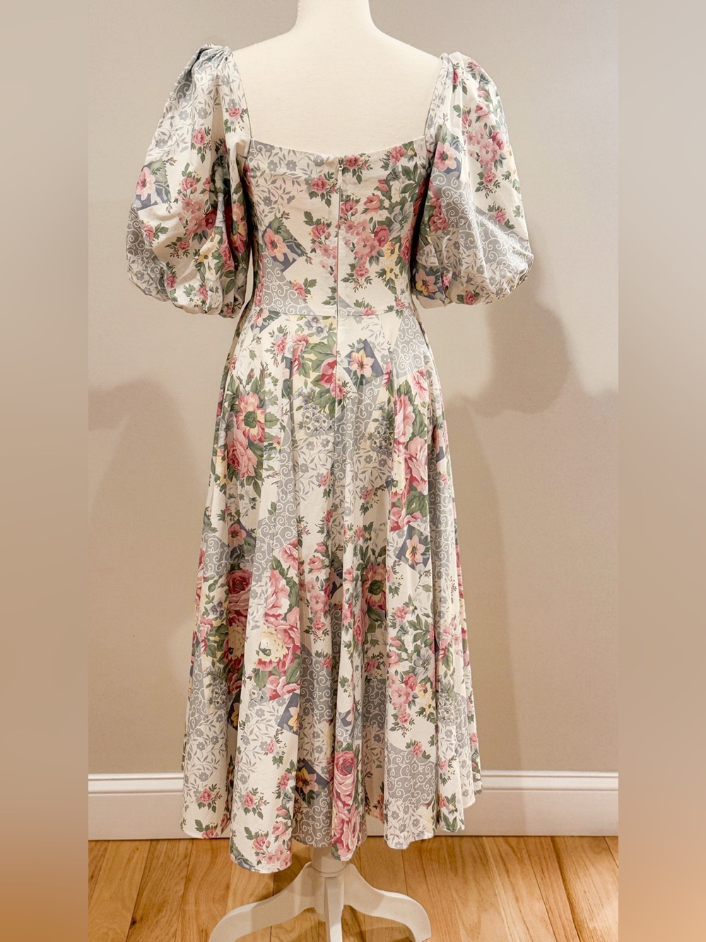 Selkie The Picnic Blanket Day Dress - XS - EUC - MIDI Cottagecore - Picture 3 of 4